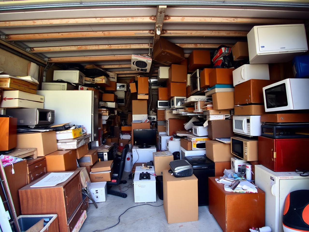 Garage cleanout before